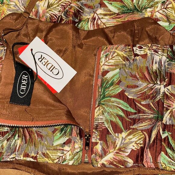 Cider NWT Wet & Wild Corset Top Zip Large - Picture 9 of 10